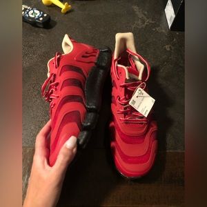 adidas Red Athletic Shoes